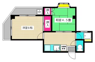 東京都大田区南蒲田3【マンション】の間取り