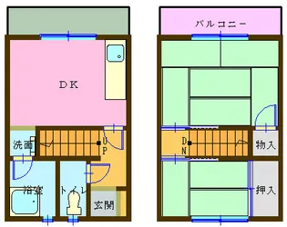 ムーラハイツの間取り