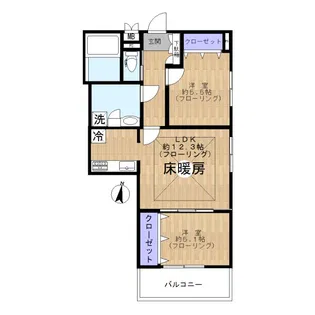 ラフィスタ練馬春日町【3階】の間取り