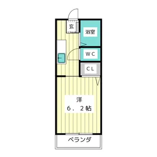 サンビレッヂ平和が丘 EAST【1階】の間取り
