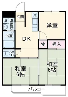 東新ハイツ【2階】の間取り