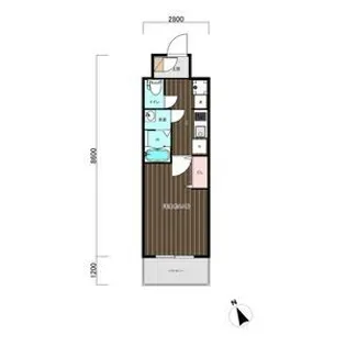 エイトドームシティ【7階】の間取り