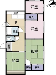 静岡県富士市神谷【一戸建】の間取り
