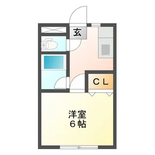 ハイツルピナス【2階】の間取り