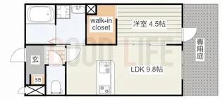 兵庫県小野市天神町【アパート】の間取り