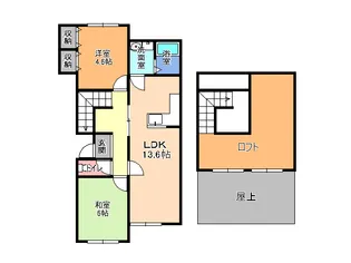 第1サンハイツみゆき【3階】の間取り
