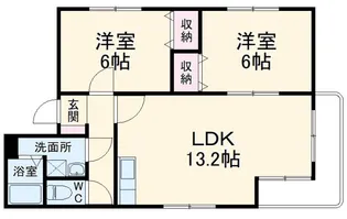 エテルナパル2001【1階】の間取り