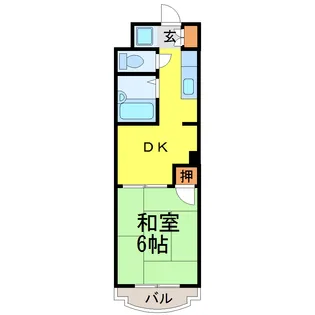 愛知県名古屋市昭和区広路本町6【マンション】の間取り