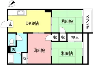 原町田ハイツ【2階】の間取り