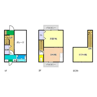 めぞん太陽 IIの間取り