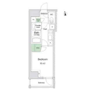 神奈川県川崎市川崎区東田町【マンション】の間取り