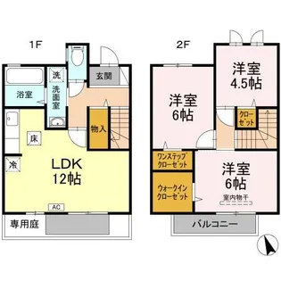 愛媛県松山市別府町【一戸建】の間取り