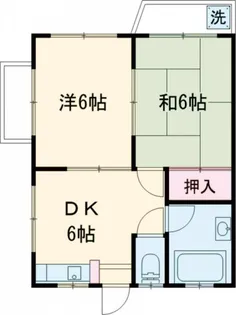 村上コーポ【2階】の間取り