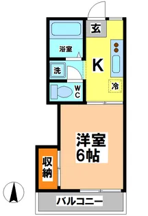 シャルム吉祥寺【2階】の間取り
