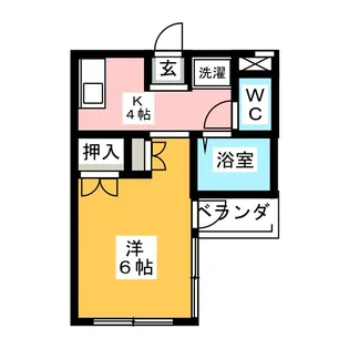 J’sハイツ【2階】の間取り