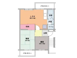 有野台【2階】の間取り
