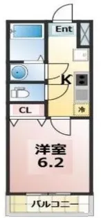 リバーブ西大宮【1階】の間取り