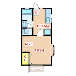 Dark Horse【1階】の間取り