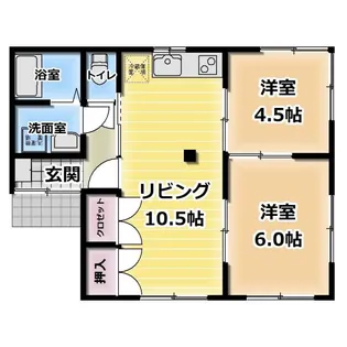 ファインスクエア C【1階】の間取り