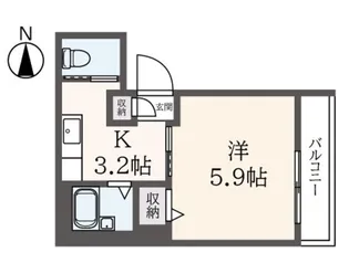 T’S FORT【3階】の間取り