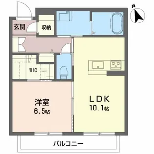 フロントマーレ【1階】の間取り