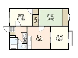 第一クレセールB【1階】の間取り