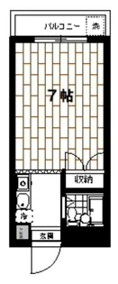 ジュネス鹿島【2階】の間取り