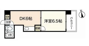 パティシェール吉川【6階】の間取り