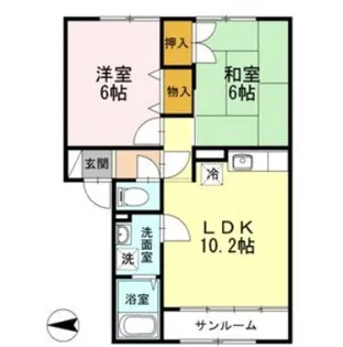 ハイセレール神田【2階】の間取り