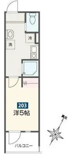 MELDIA小田急相模原II【1階】の間取り