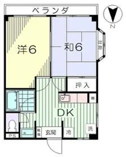 クローバーズステーション【3階】の間取り