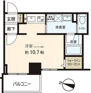 アルファタワー・札幌ステーションフロント【5階】の間取り