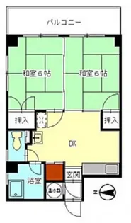ライブオーク幟町【10階】の間取り