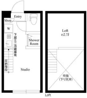 ハーモニーテラス上高井戸III【2階】の間取り