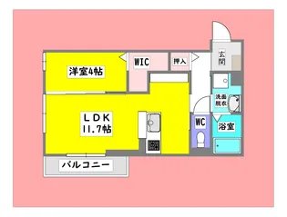 広島県東広島市西条町御薗宇【アパート】の間取り