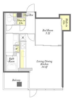 プライムメゾン両国【7階】の間取り