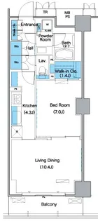 東京都江東区豊洲1【マンション】の間取り
