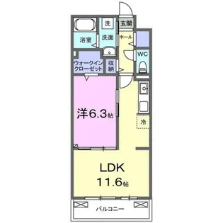ラフテル【3階】の間取り