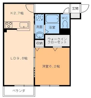 フィカーサ カナハ【1階】の間取り
