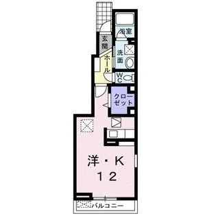 神奈川県藤沢市下土棚【アパート】の間取り