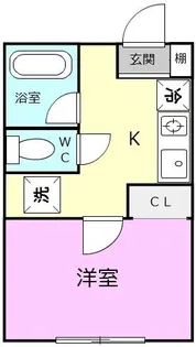 和歌山県和歌山市有本【アパート】の間取り