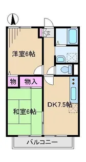 東京都北区豊島6【アパート】の間取り