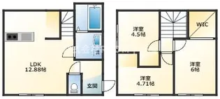 宮崎県北諸県郡三股町大字宮村【一戸建】の間取り