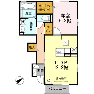 新潟県新潟市江南区横越中央8【アパート】の間取り