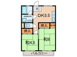 梅田マンション【2階】の間取り