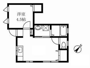東京都文京区大塚6【アパート】の間取り