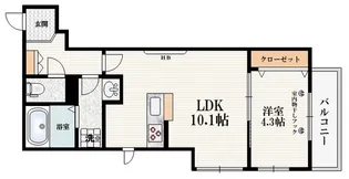 Daita Six【2階】の間取り