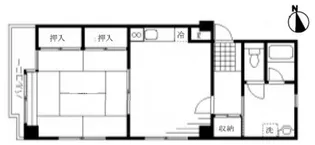 東京都中野区中央3【マンション】の間取り