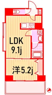 GRACIA YOKOHAMA【2階】の間取り
