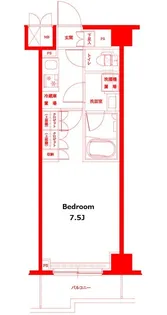ルーブル武蔵新城六番館【3階】の間取り